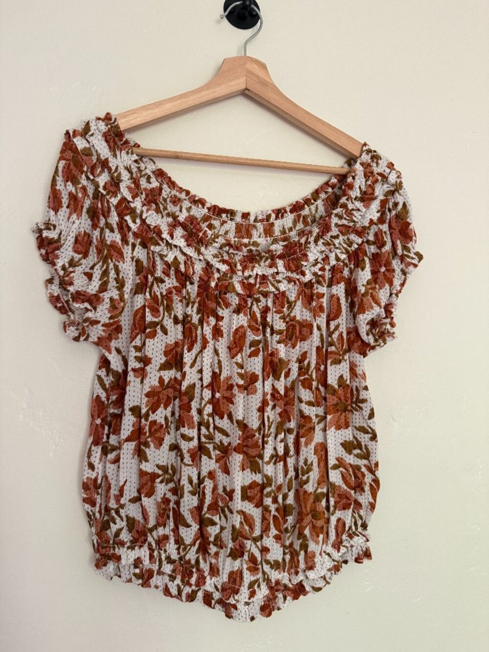 FP One Smocked Floral Top